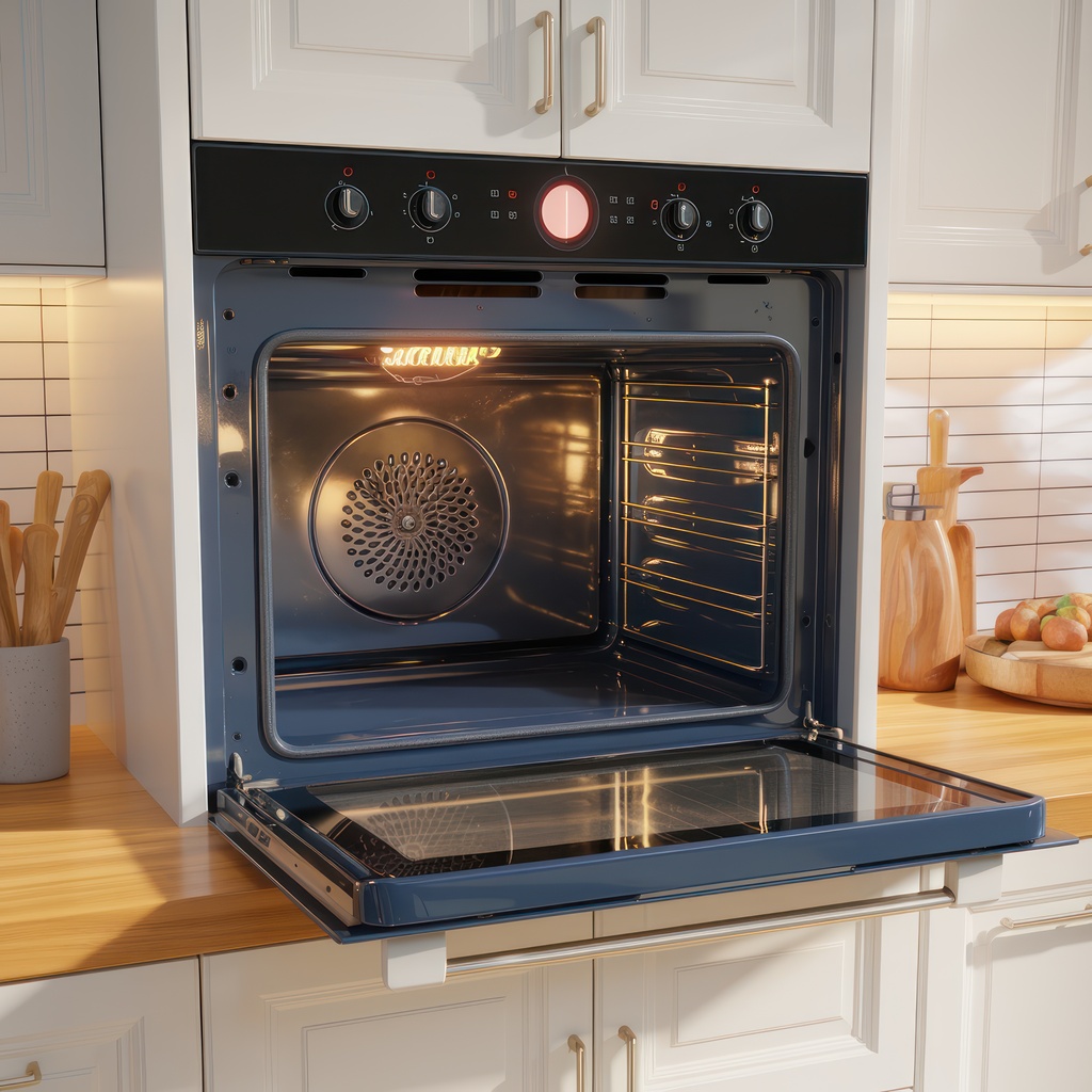 modern built oven
